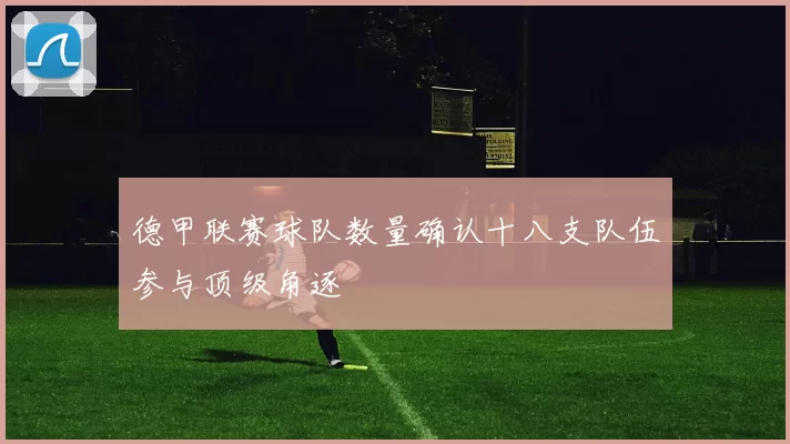 德甲联赛球队数量确认十八支队伍参与顶级角逐